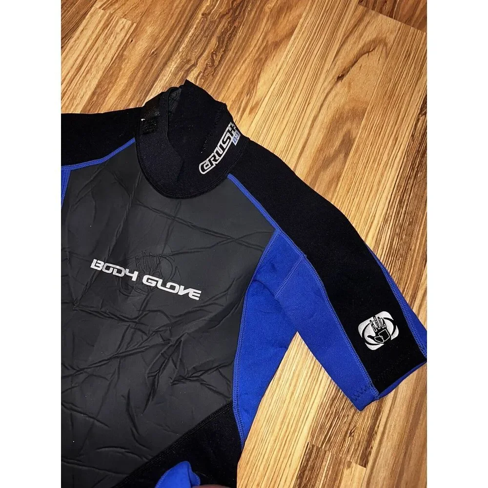 Body Glove Wet Suit Boys Junior Size 14 Crush 2.1mm Shorty Black‎ & Blue